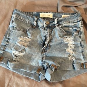 Pacsun High Rise Super Stretch Shortie Waist Size 23